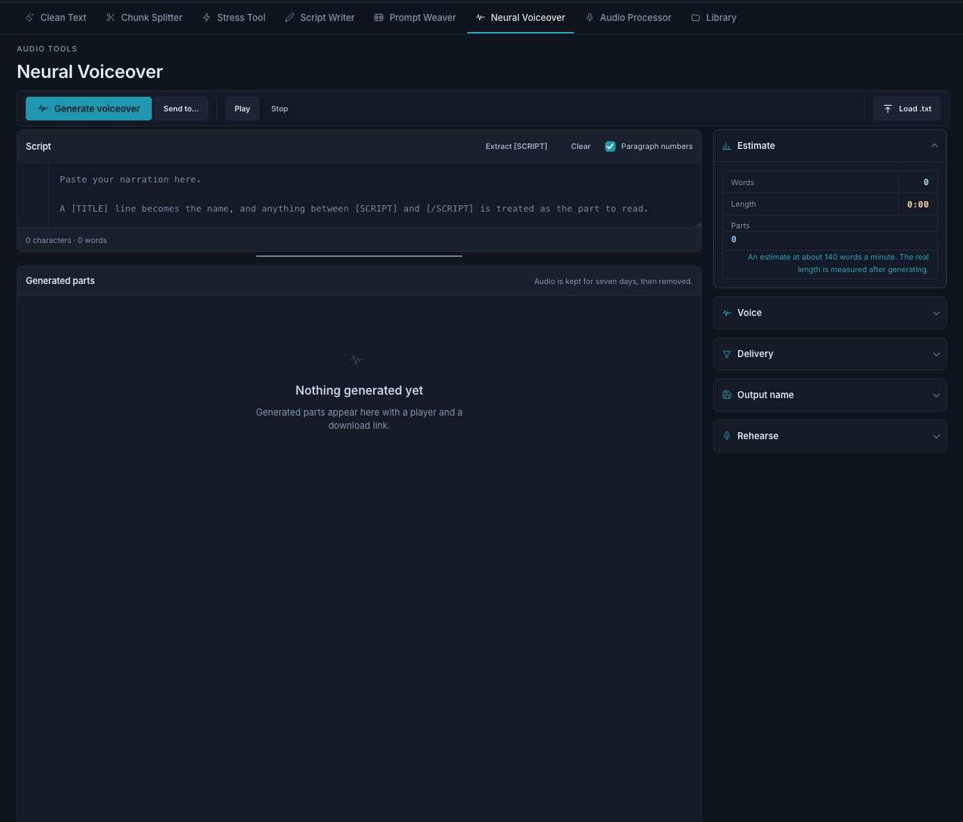 Script Processor Pro screenshot