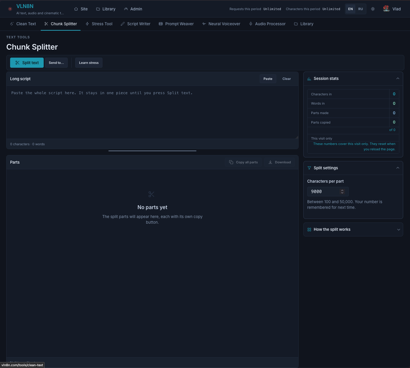 Script Processor Pro screenshot