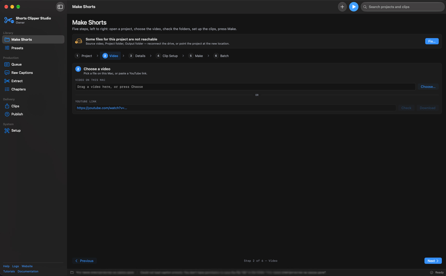 Shorts Clipper Studio Pro ( Free Trial & 1 Year License Key) screenshot
